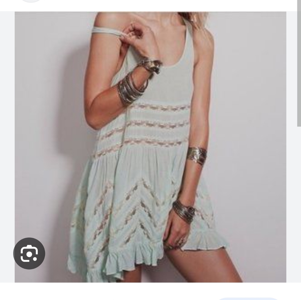 Free People trapeze slip dress